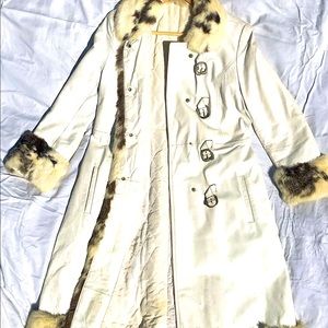 Vintage Dr. Zhivago Coat from late 1960’s. All leather with fur trim